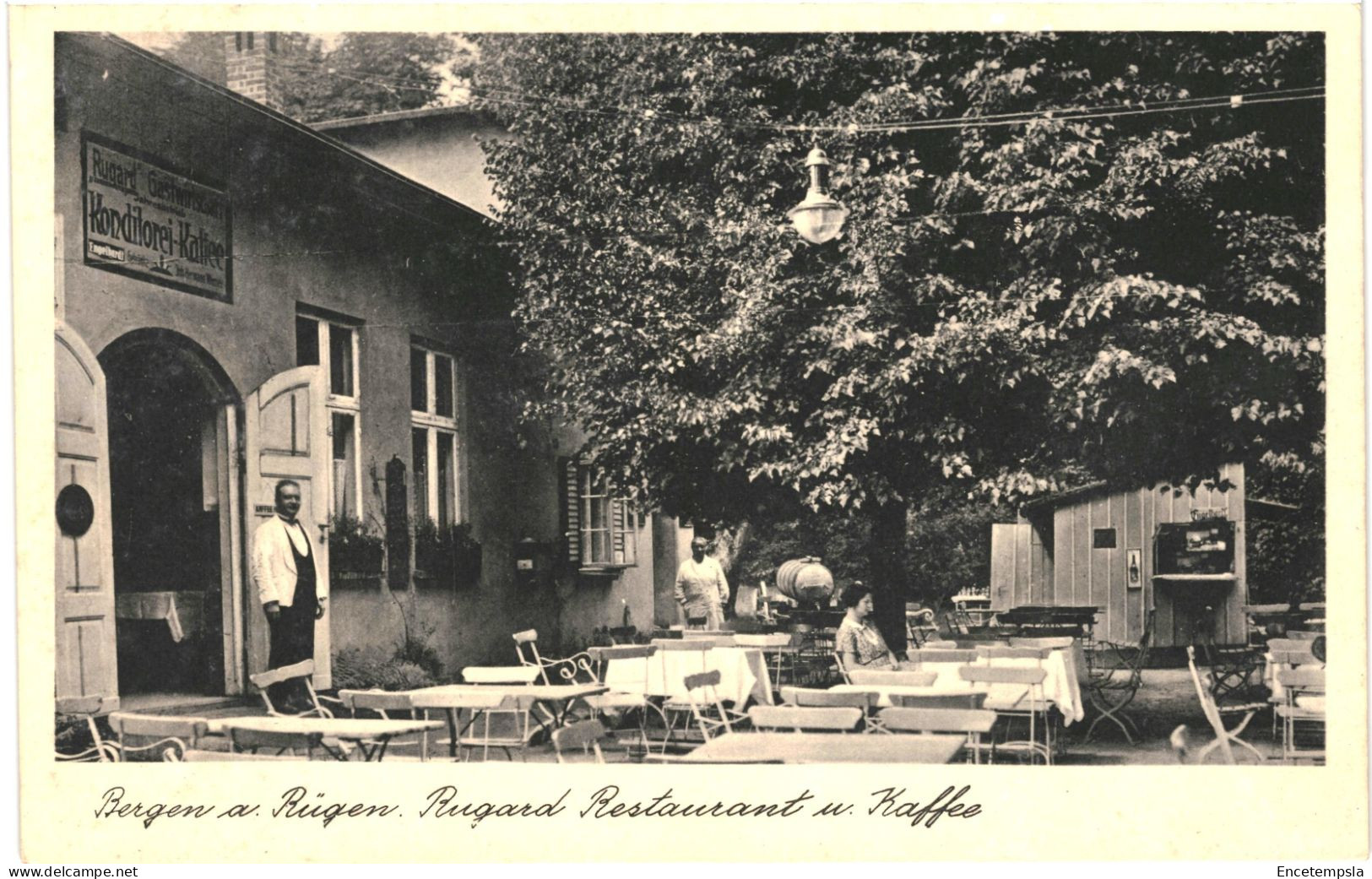 CPA Carte Postale Germany Bergen A Rügen Rugard Restaurant  VM80964 - Ruegen