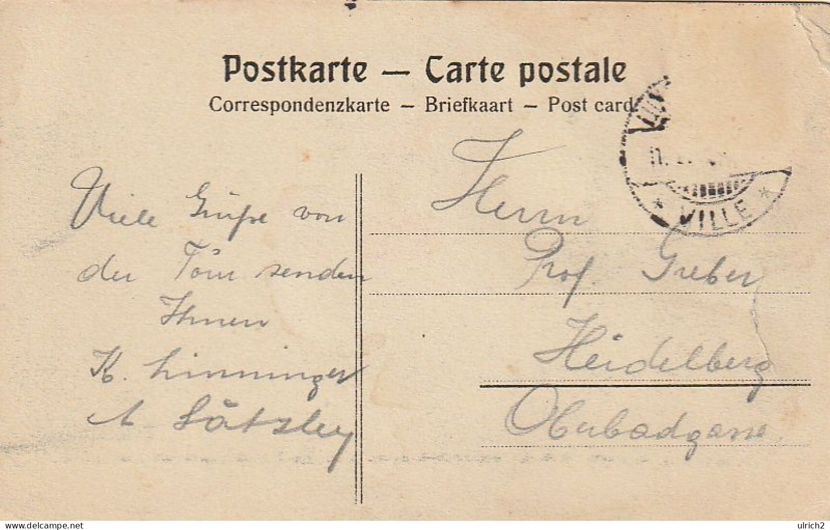 AK Luxemburg - Oberstadt -  Ca. 1910 (69584) - Luxembourg - Ville