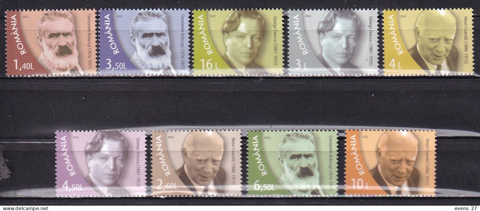 ROMANIA-2022-PERSONALITIES-MNH. - Unused Stamps