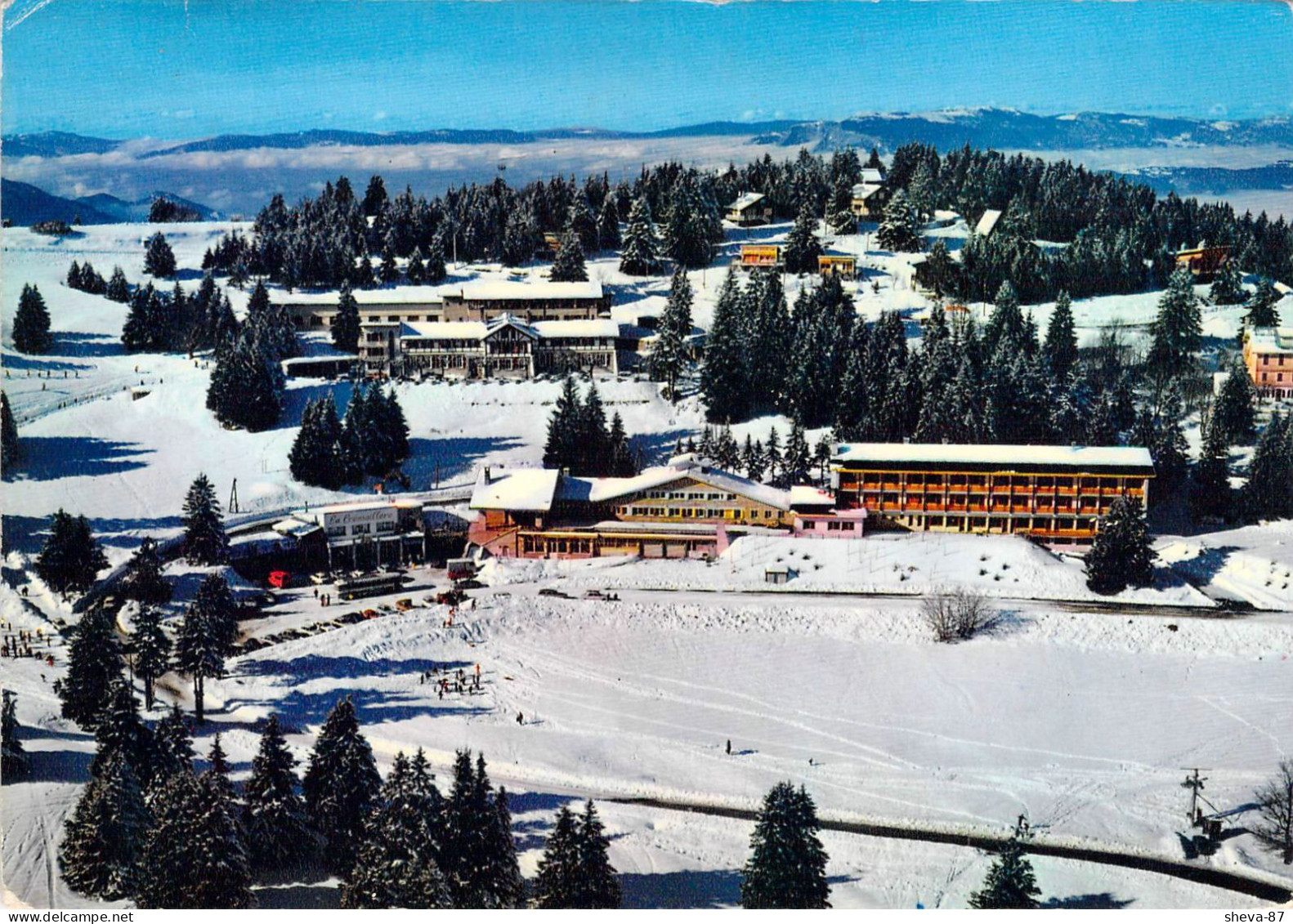 73 - Le Revard Sur Aix - Vue D'ensemble De La Station - Les Hôtels Et La Piste De La "Crémaillère" - Other & Unclassified