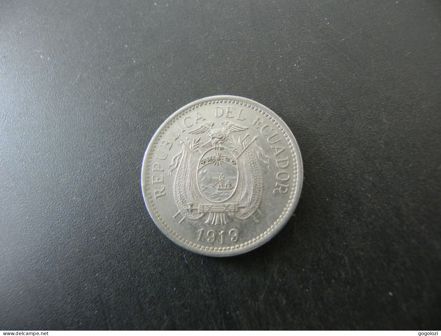 Ecuador 10 Centavos 1919 - Equateur