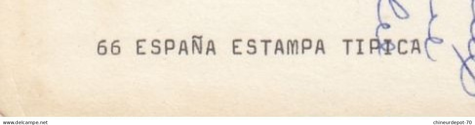 Espana Estampa Tipica Animaux ânes - Other & Unclassified