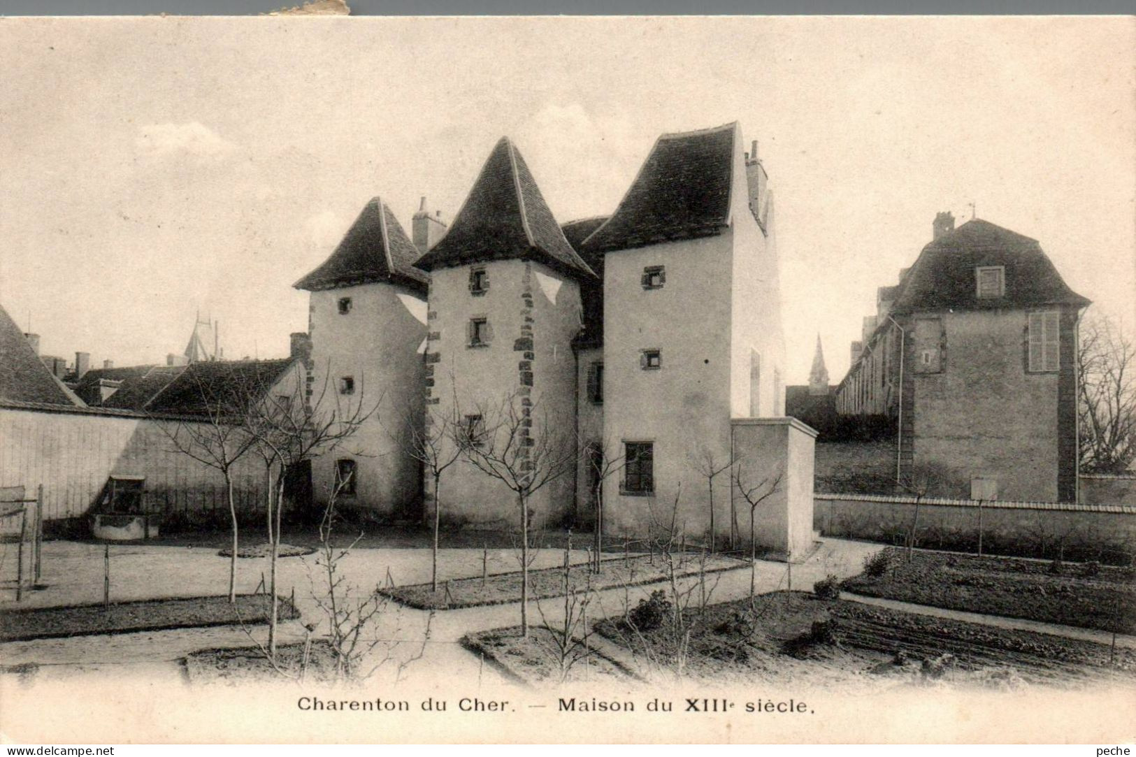 N°3097 W-cpa Charenton Du Cher -maison Du XIII Siècle- - Sonstige & Ohne Zuordnung