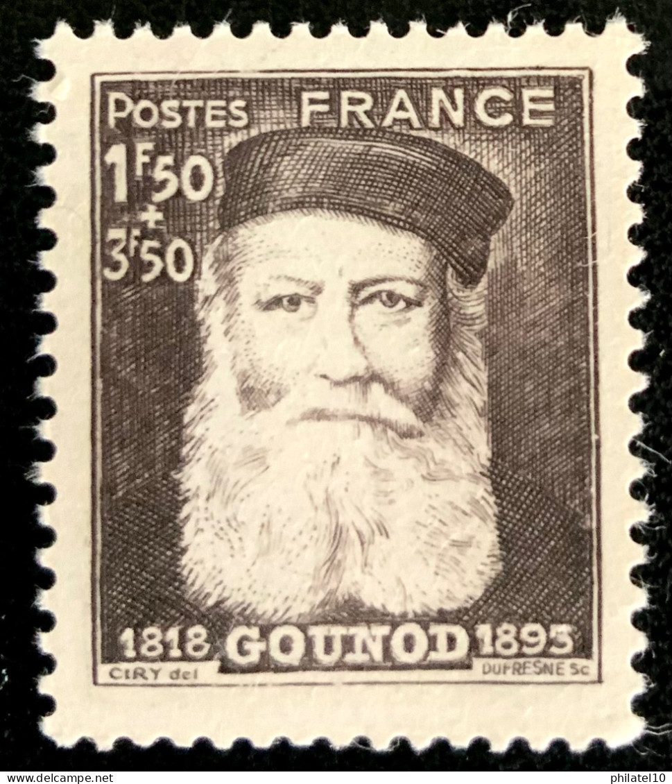 1944 FRANCE N 601 - GOUNOD 1818-1893 - NEUF** - Unused Stamps