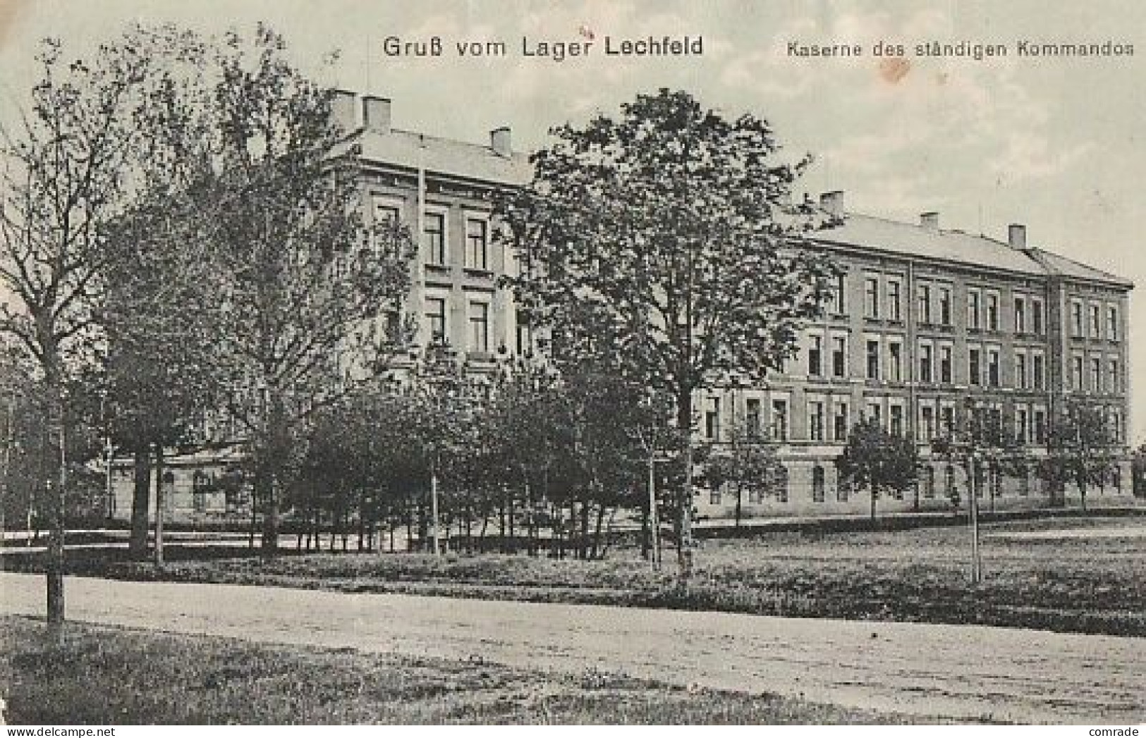 Germany Gruss Vom LAGER LECHFELD. Kaserne Des Standigen Kommandos - Other & Unclassified