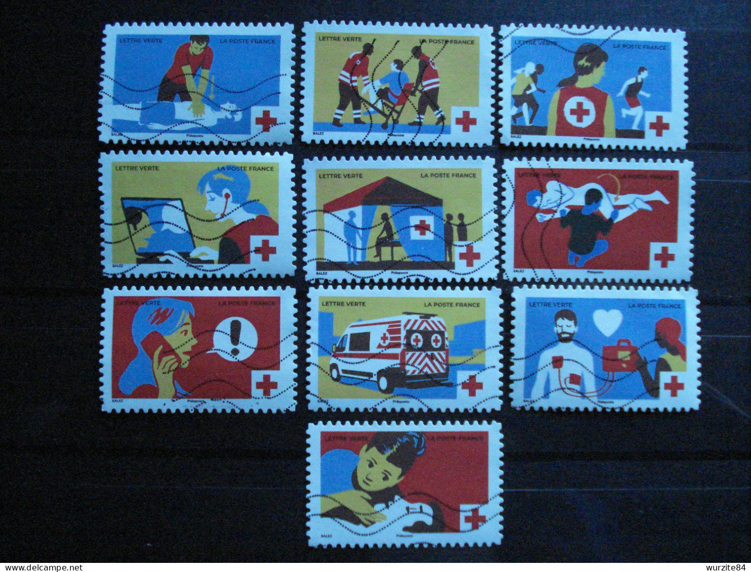 2266 à 2275 Série Croix Rouge De 2023 Oblitérée ****** - Used Stamps