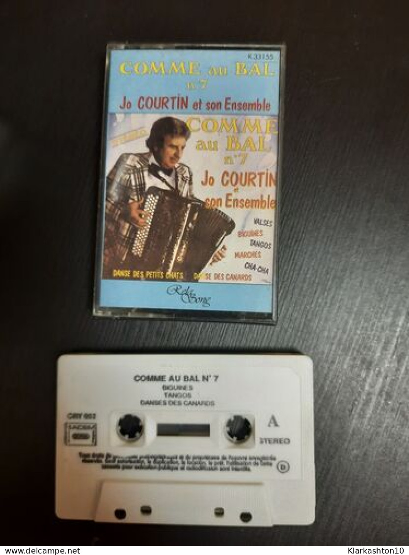 K7 Audio : Comme Au Bal N° 7 : Jo Courtin Et Son Ensemble - Cassettes Audio