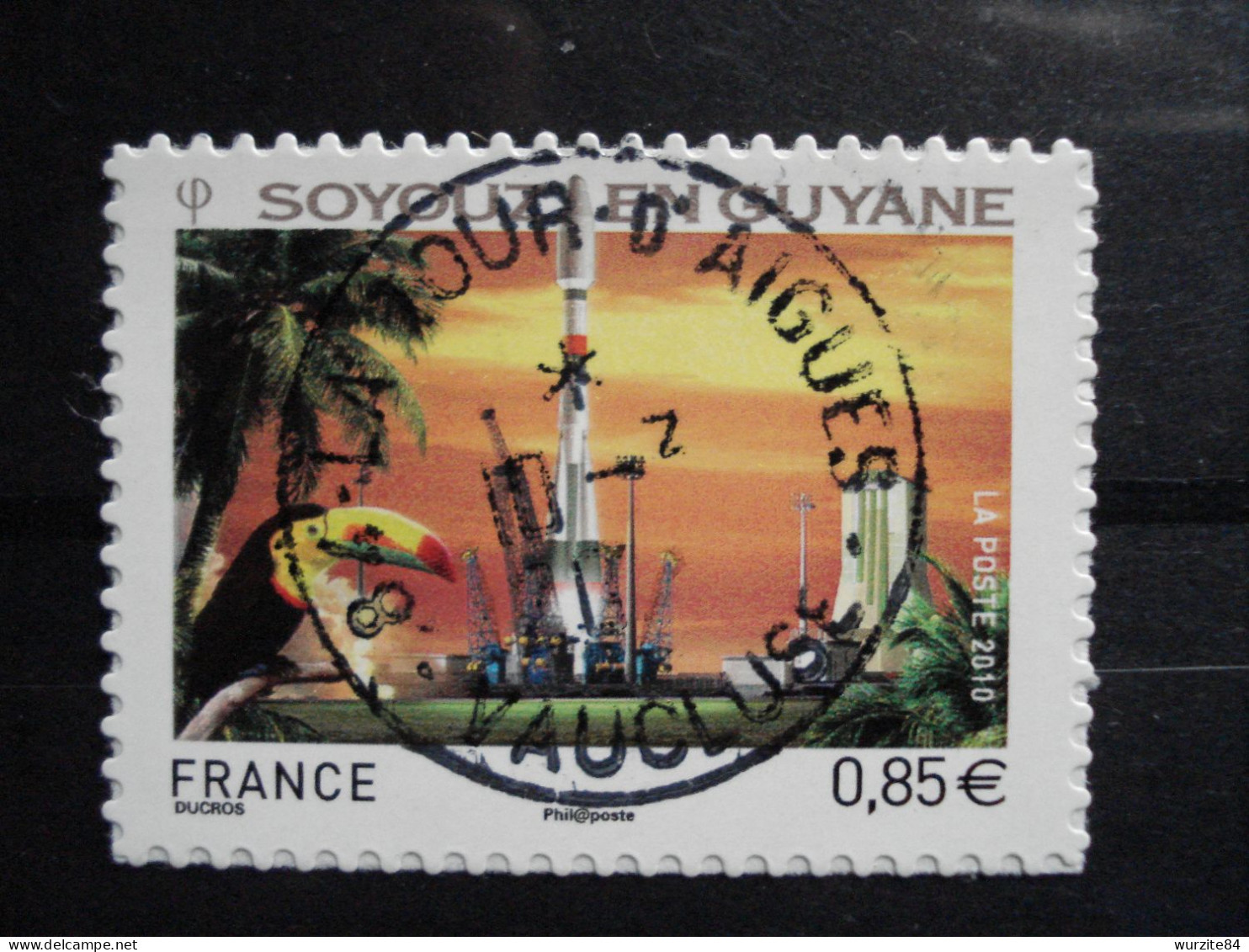 470 Décollage De La Fusée Russe Soyouz   Oblitéré Avec Cachet Rond ***** Année 2010 - Used Stamps