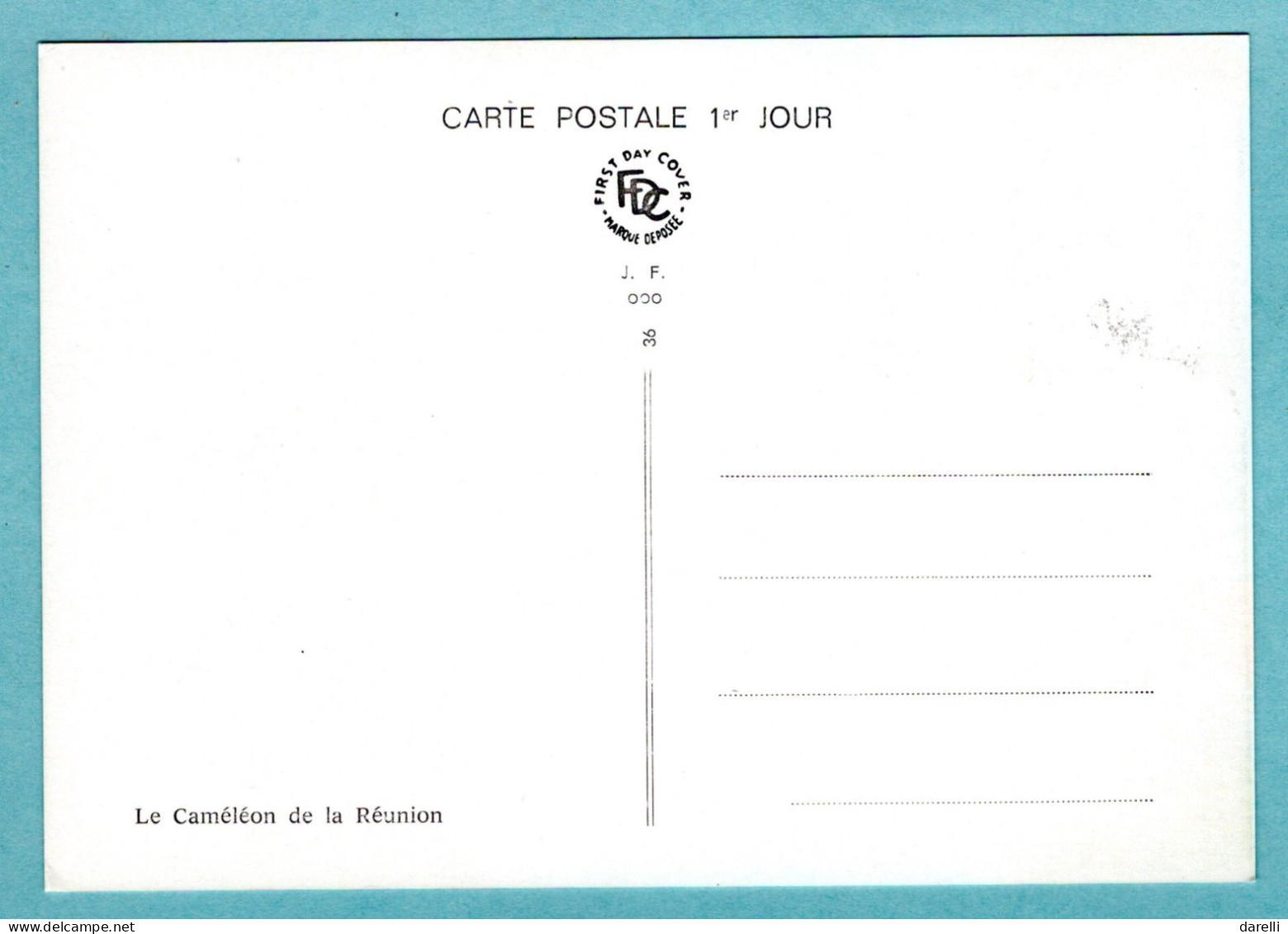 Carte Maximum 1971 - Protection De La Nature - Caméléon - YT 1692 - Paris - 1970-1979