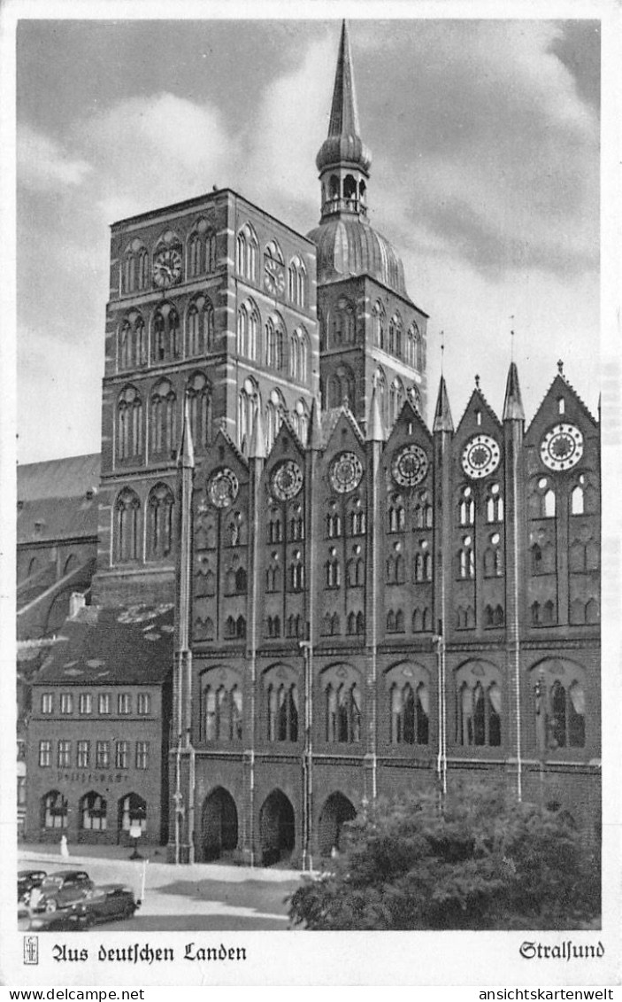 Stralsund Das Rathaus Und Die Nicolaikirche Ngl #172.185 - Other & Unclassified