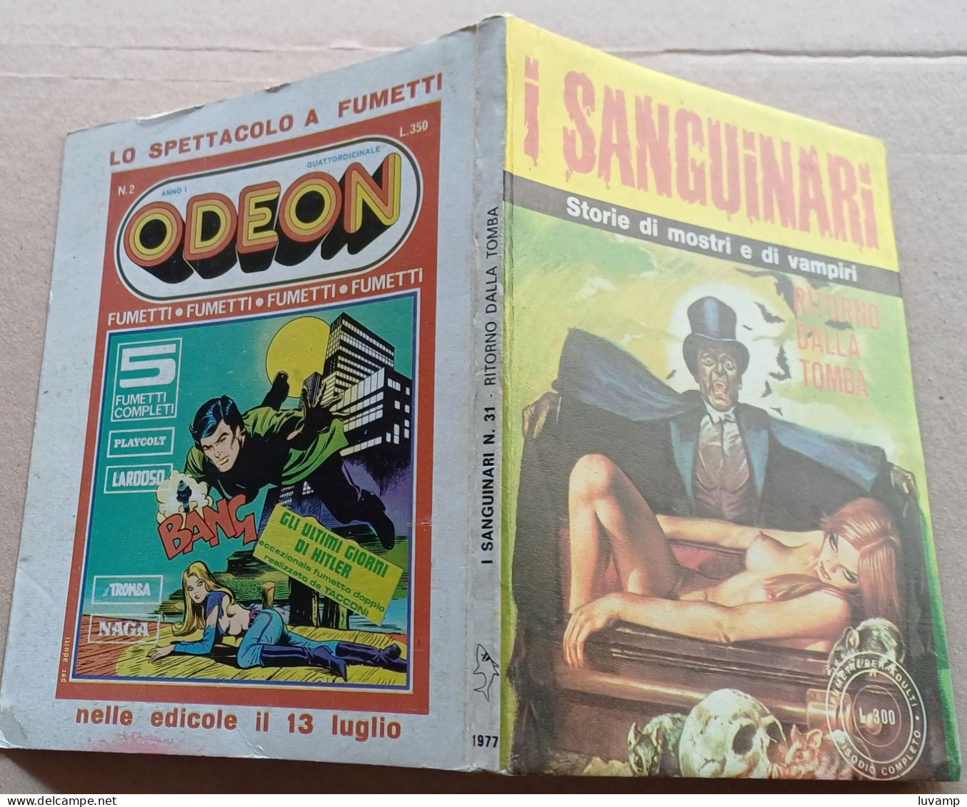 I SANGUINARI  N. 31  DEL  LUGLIO 1977 - EDIZIONI EDIFUMETTO - Otros & Sin Clasificación