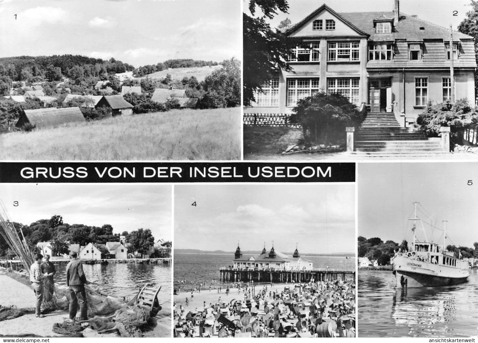 Insel Usedom Benz Korswandt Kamminke Ahlbeck Gl1987 #172.174 - Andere & Zonder Classificatie