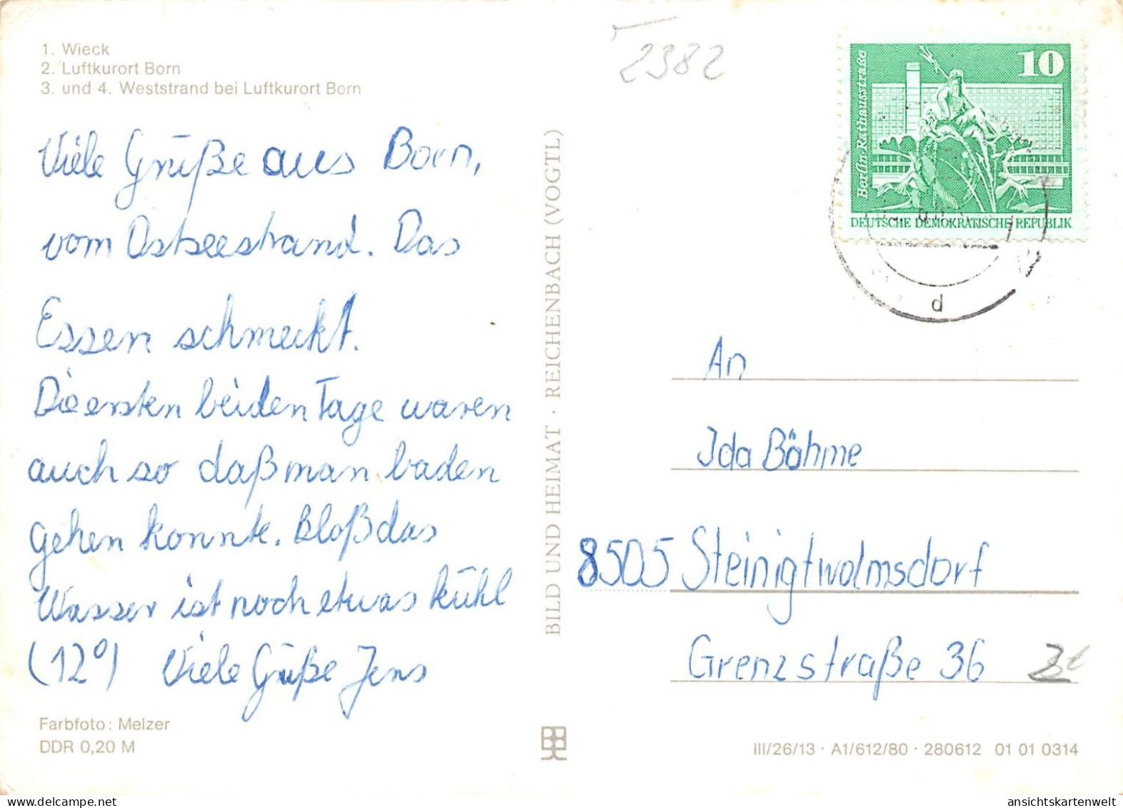 Gruß Vom Darß - Wieck Born Glca.1980 #172.195 - Other & Unclassified