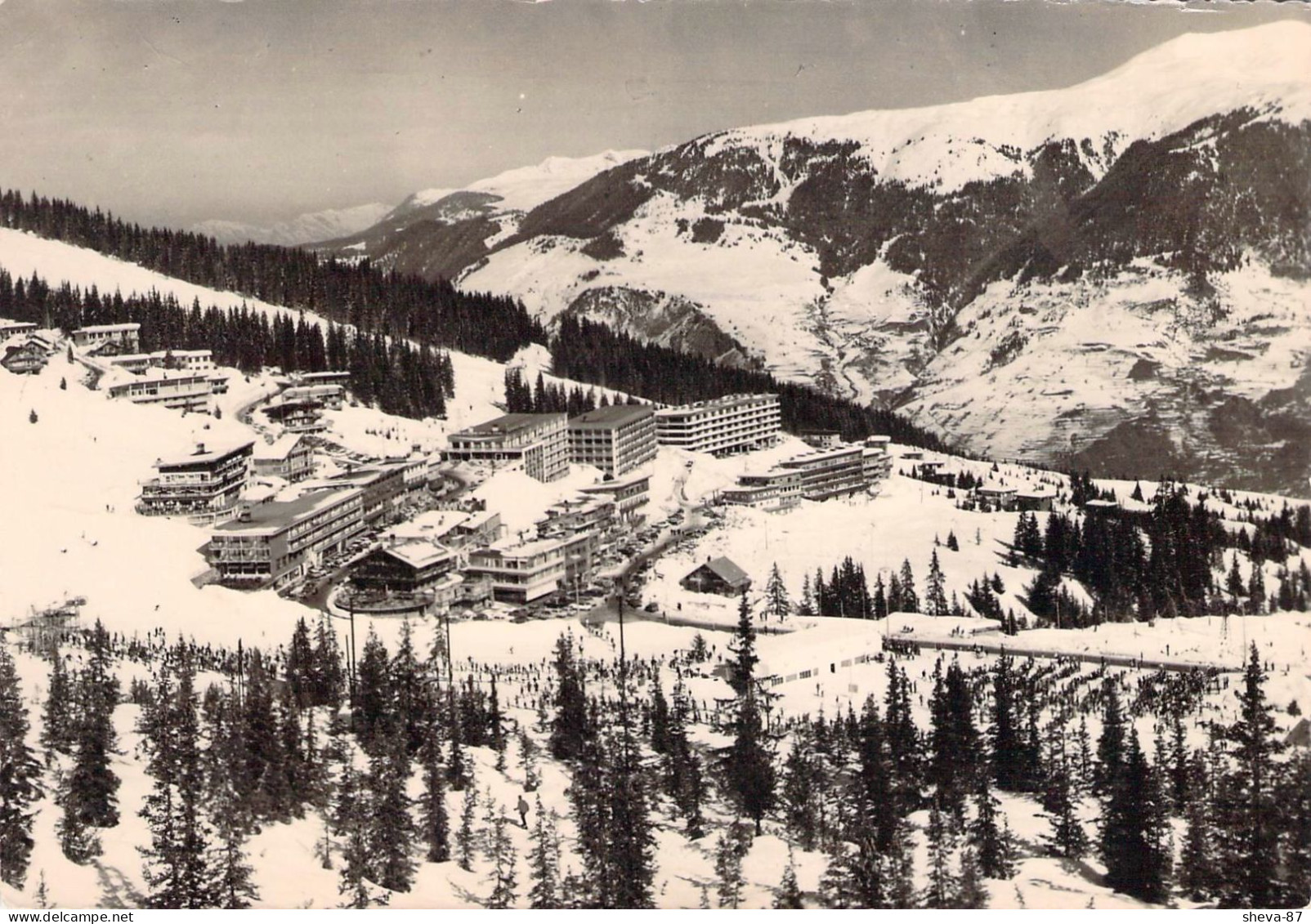 73 - Courchevel - Vue Générale à L'heure Du Rassemblement De L'Ecole De Ski - Courchevel