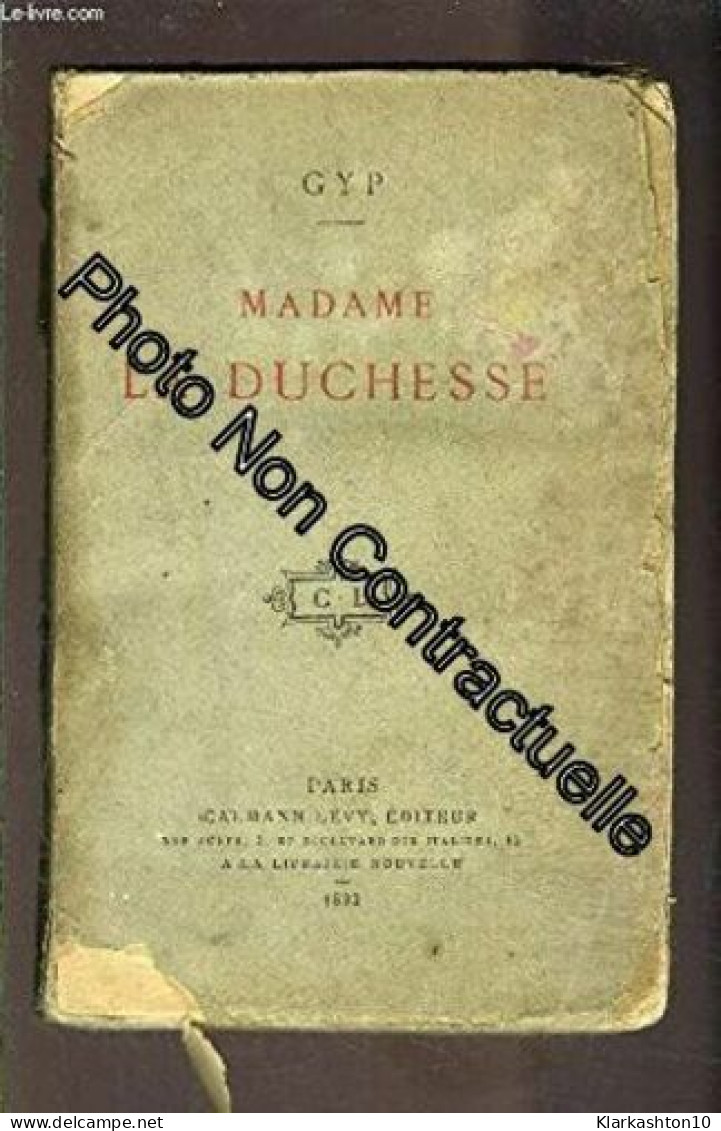 MADAME LA DUCHESSE - Other & Unclassified