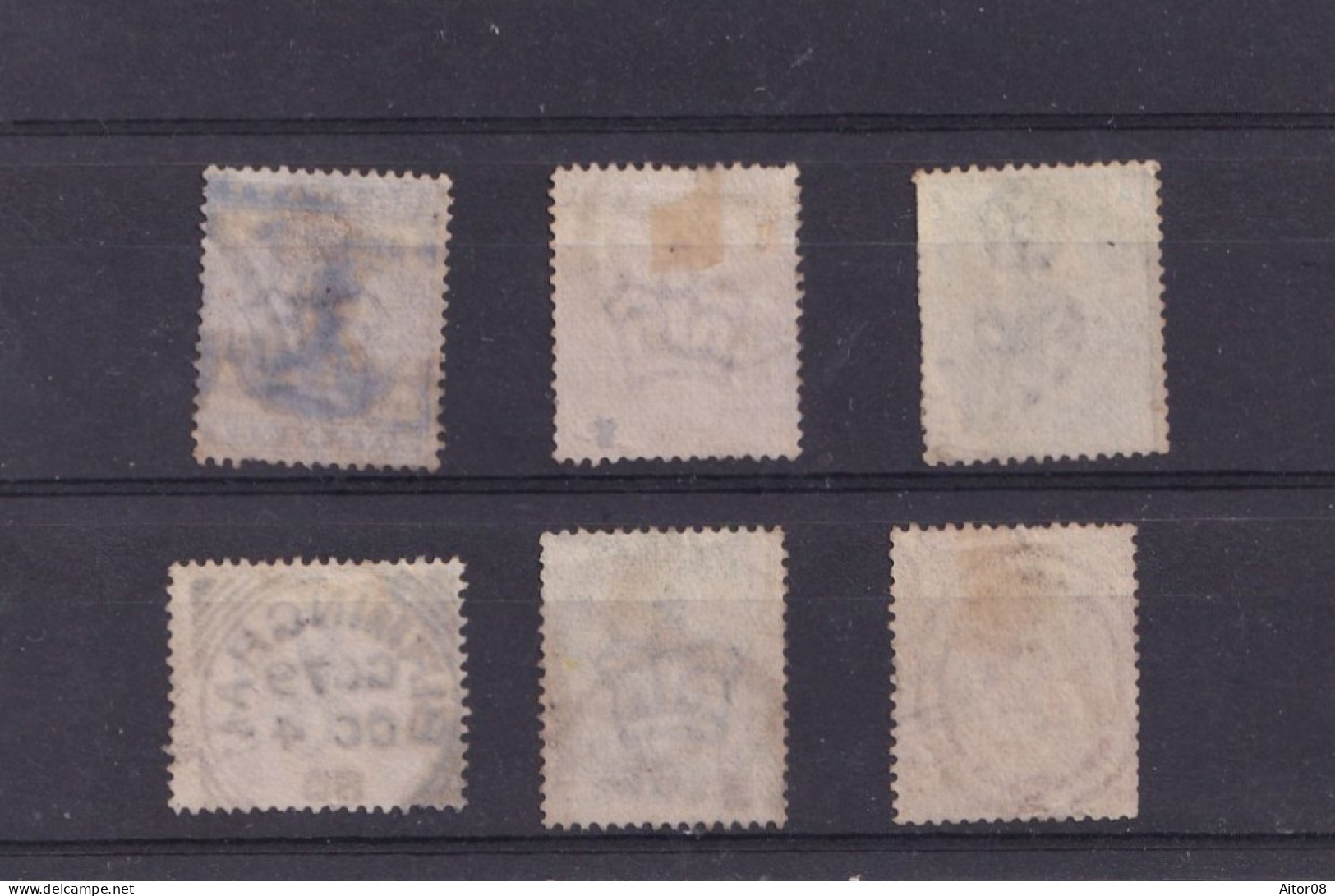 .LOT DE TIMBRES OBLITERES DE  1858/65 .TRES INTERESSANTS . A VOIR DE PRES .BELLE COTE - Andere & Zonder Classificatie