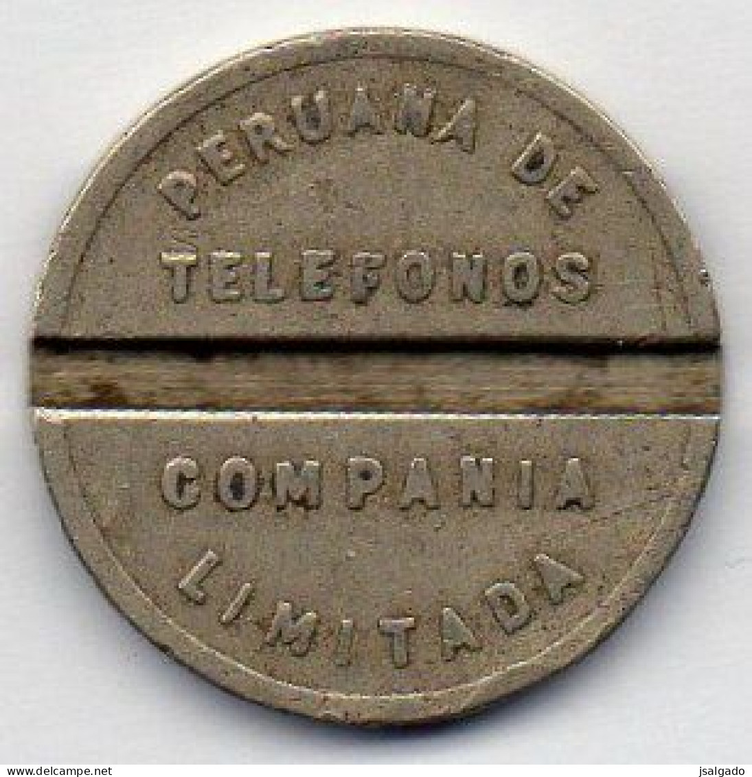 Perú Telephone Token  Peruana De Telefonos Compania Limitada  /  10 Centavos - Notgeld