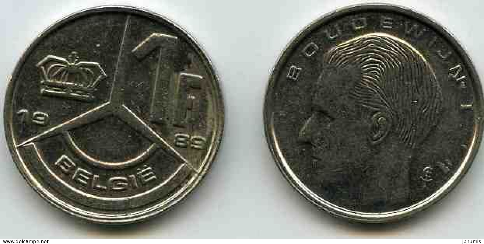 Belgique Belgium 1 Franc 1989 Flamand KM 171 - 1 Franc