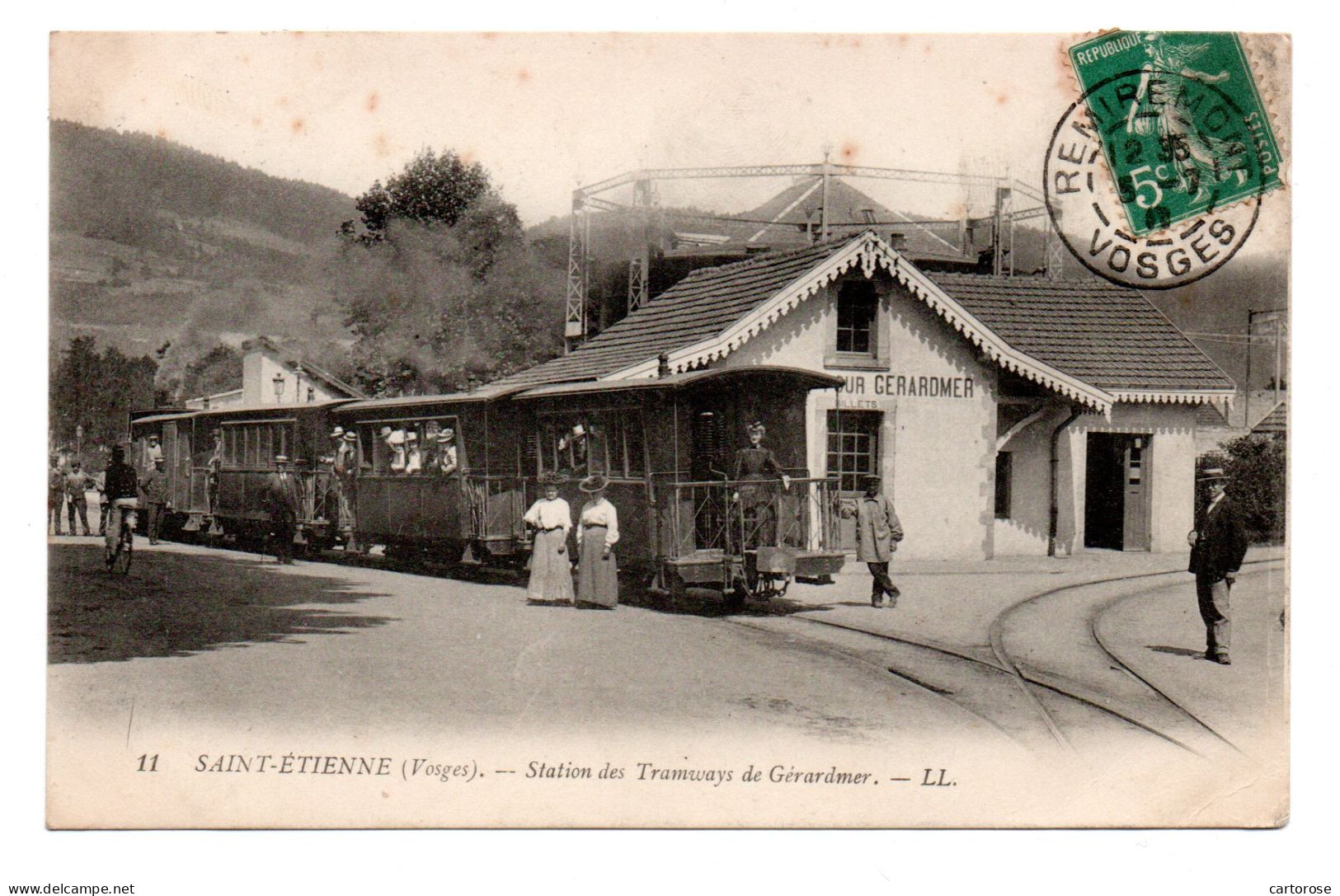 88  SAINT-ETIENNE  -  Station Des Tramways De Gérardmer - Saint Etienne De Remiremont
