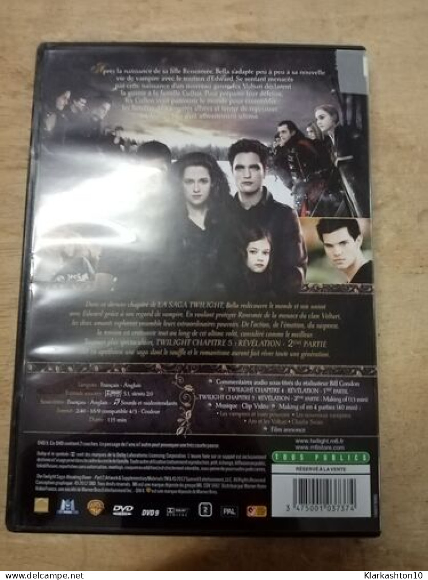 DVD Film - Twilight Chapitre 5 - Revelation - Other & Unclassified