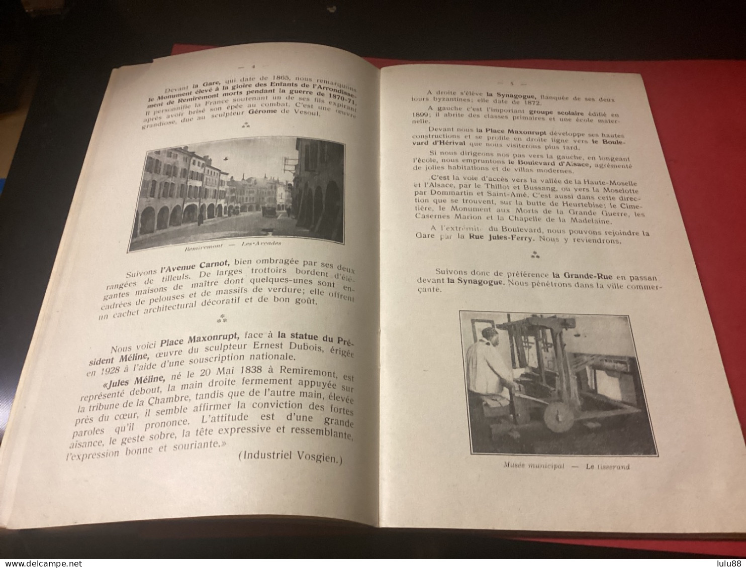 REMIREMONT. La Coquette. Guide Touristique   Année 1930. Comprenant  60 Pages - Remiremont