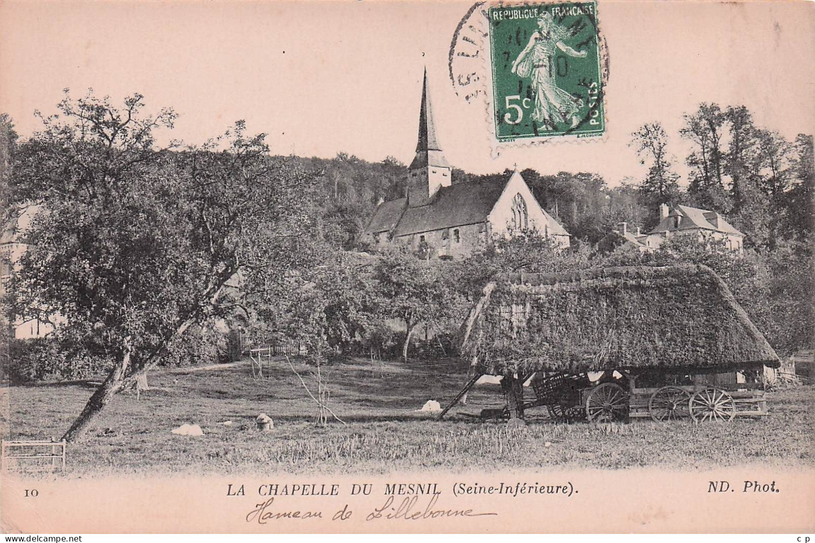 La Chapelle Du Mesnil  - Le Village - CPA °J - Other & Unclassified