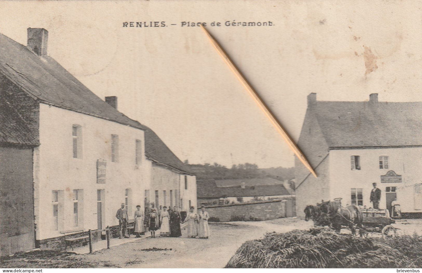 Renlies, Place De Géramont,  2 Scans - Beaumont