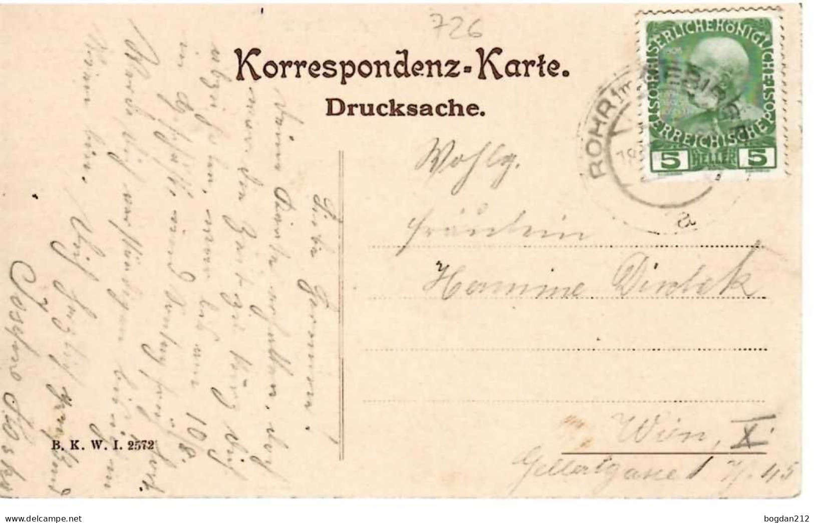 1908/10 - Rohr Im Gebirge , Gute Zustand, 2 Scan - Wiener Neustadt
