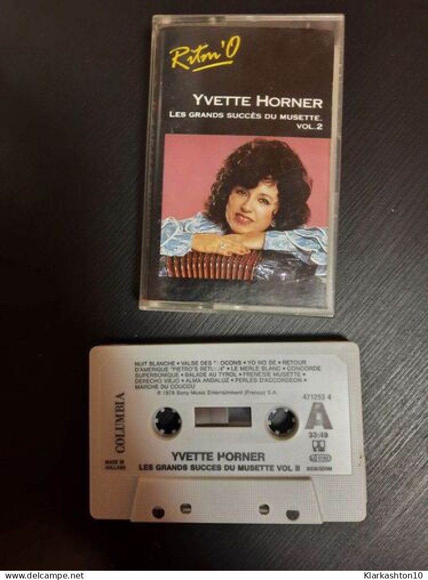 K7 Audio : Yvette Horner - Les Grands Succès Du Musette Vol. 2 - Audio Tapes