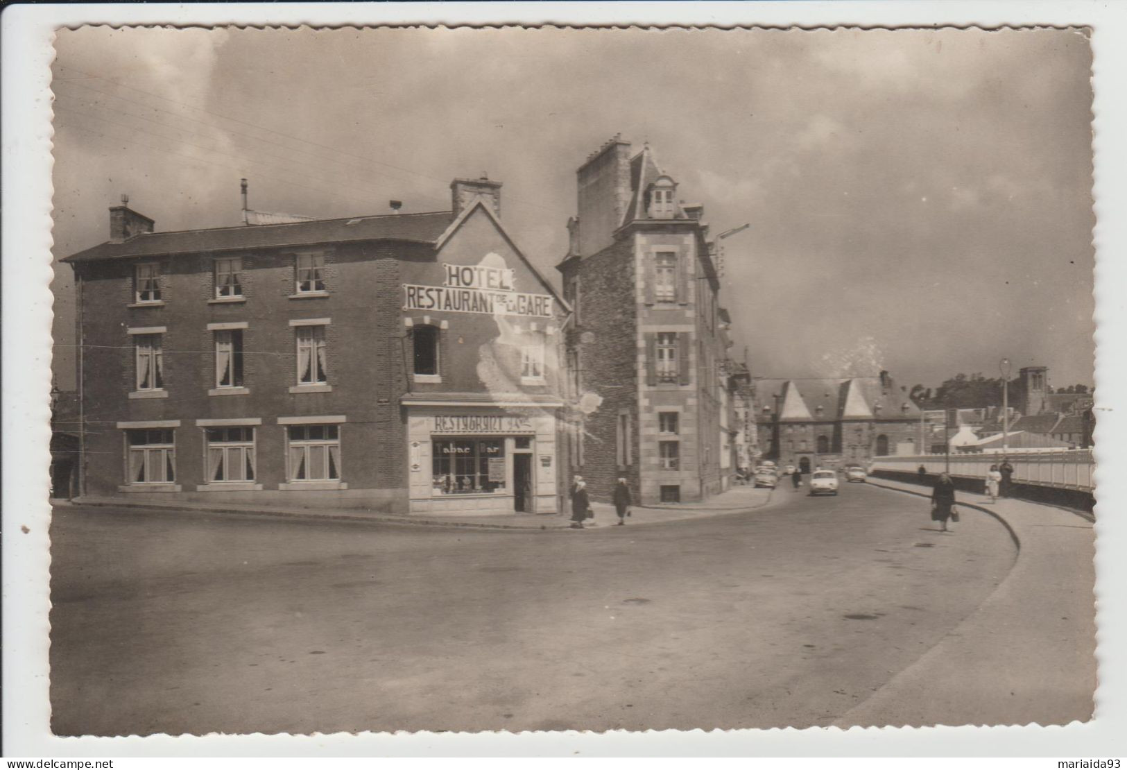 LANNION - COTES D'ARMOR - HOTEL RESTAURANT DE LA GARE - CREN PROPRIETAIRE - Lannion