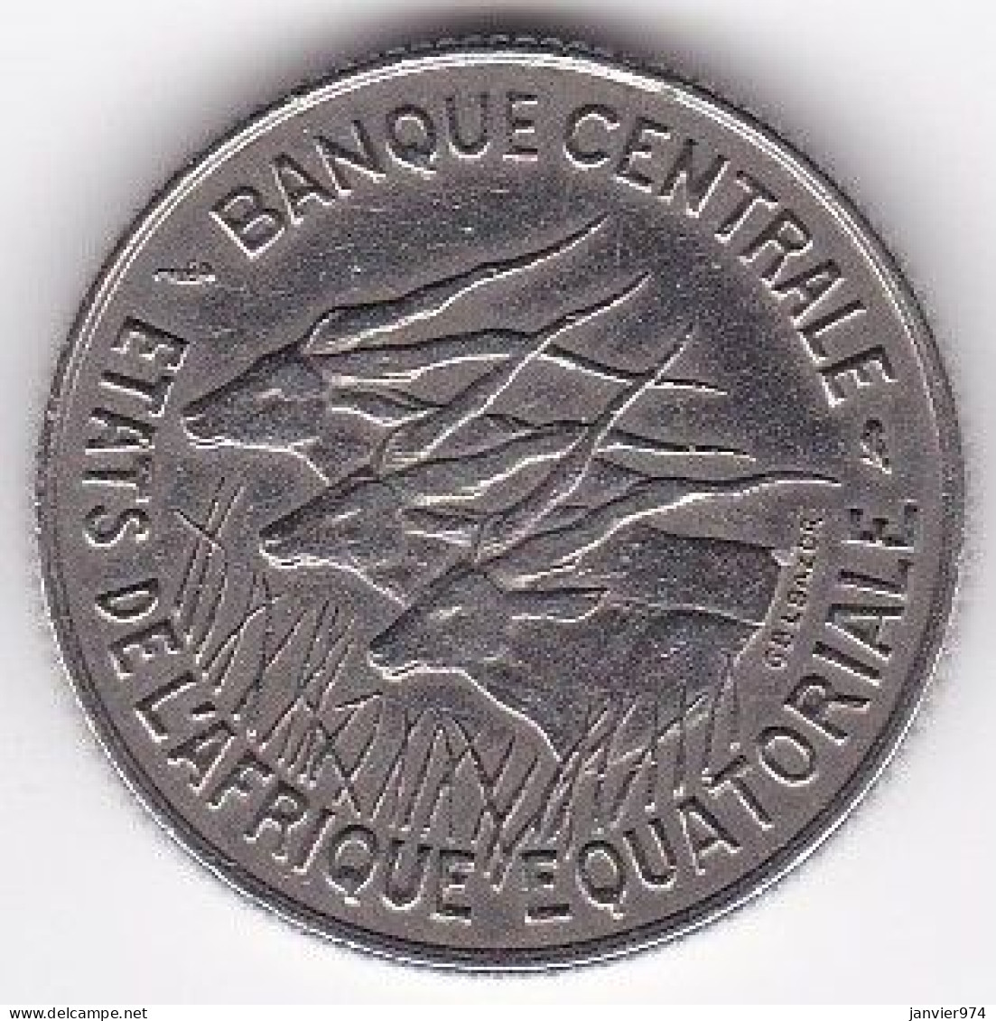 Etats De L'Afrique Equatoriale Banque Centrale. 100 Francs 1968 .en Nickel,  KM# 5 - Autres – Afrique