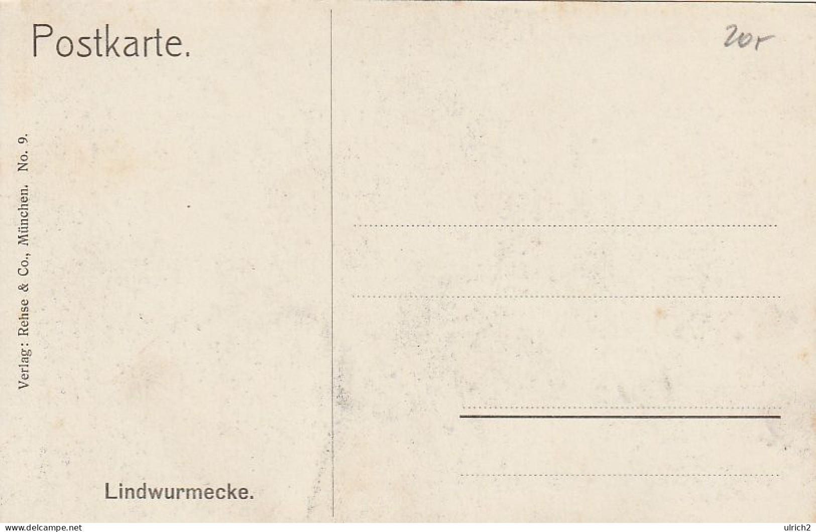 AK München - Lindwurmecke Ca. 1910 (69592) - Muenchen