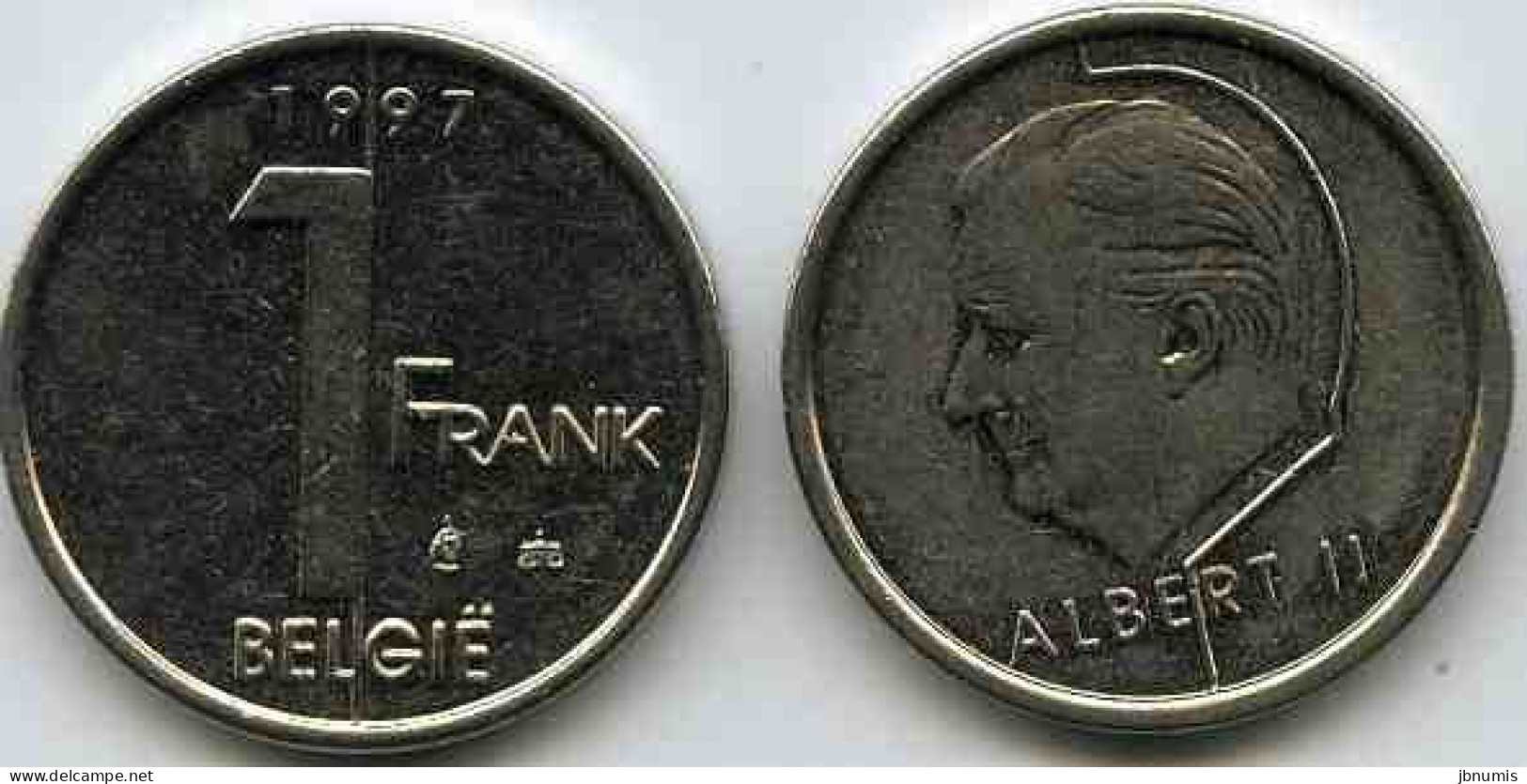Belgique Belgium 1 Franc 1997 Flamand KM 188 - 1 Franc