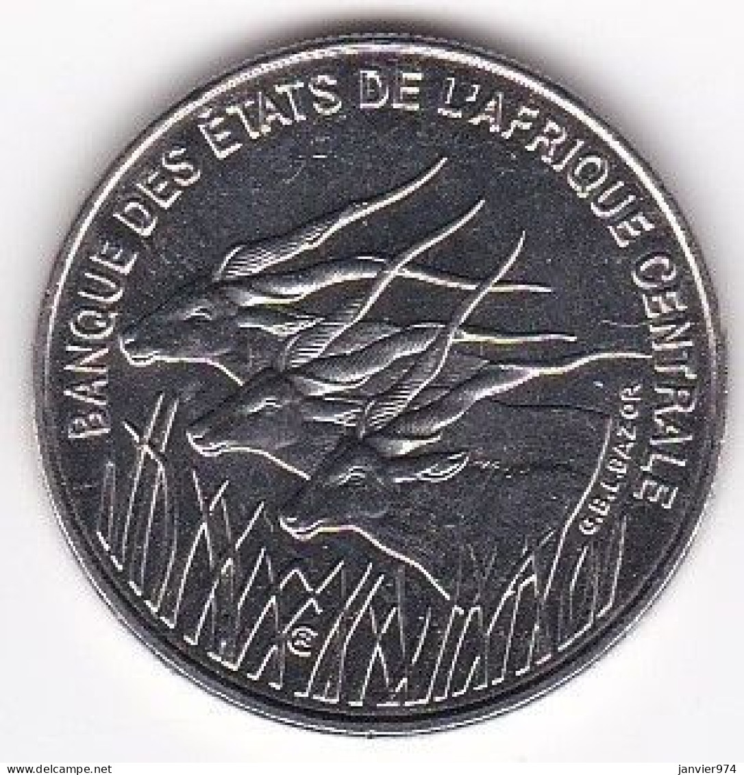 Banque Des Etats De L’Afrique Centrale (B.E.A.C.) 100 Francs 1998, En Nickel, KM# 13, SUP/ AU - Autres – Afrique