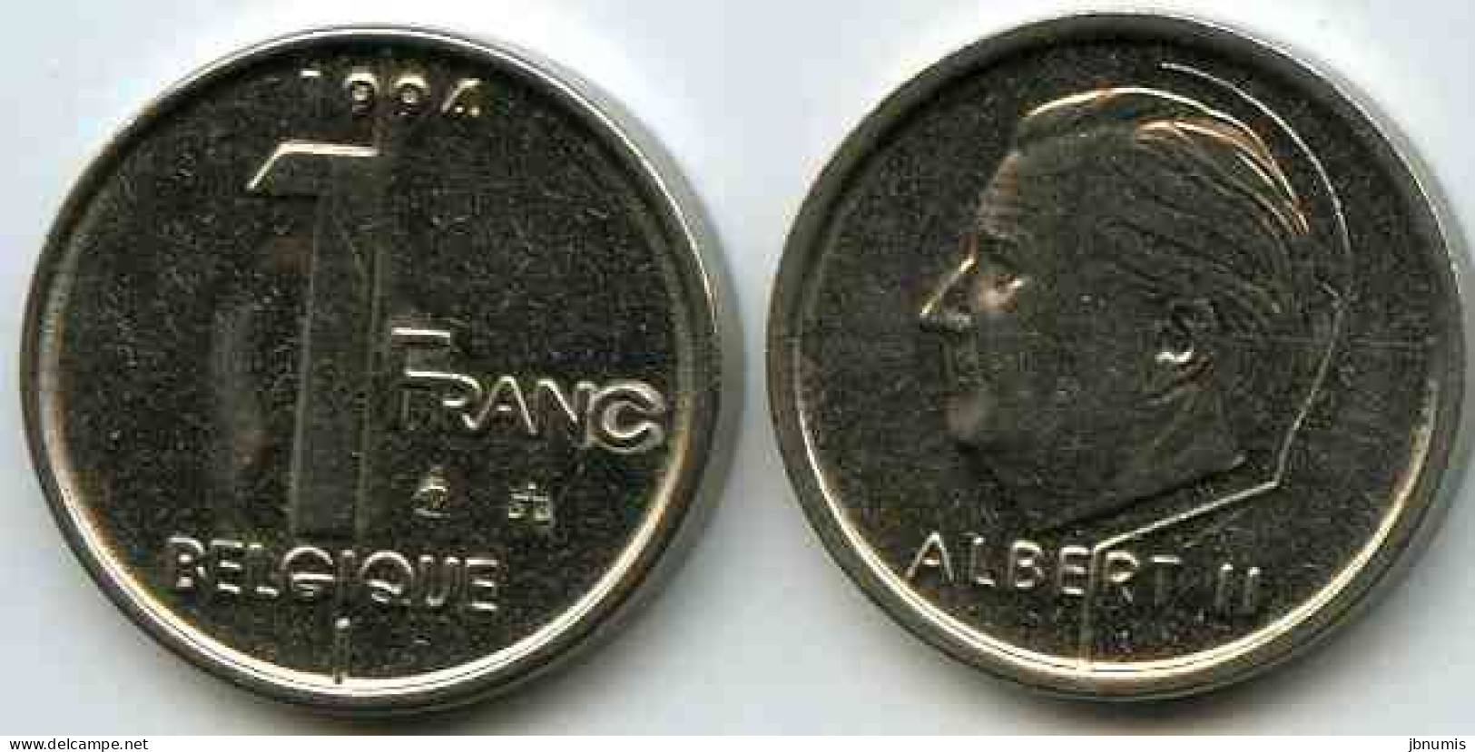 Belgique Belgium 1 Franc 1994 Français KM 187 - 1 Franc