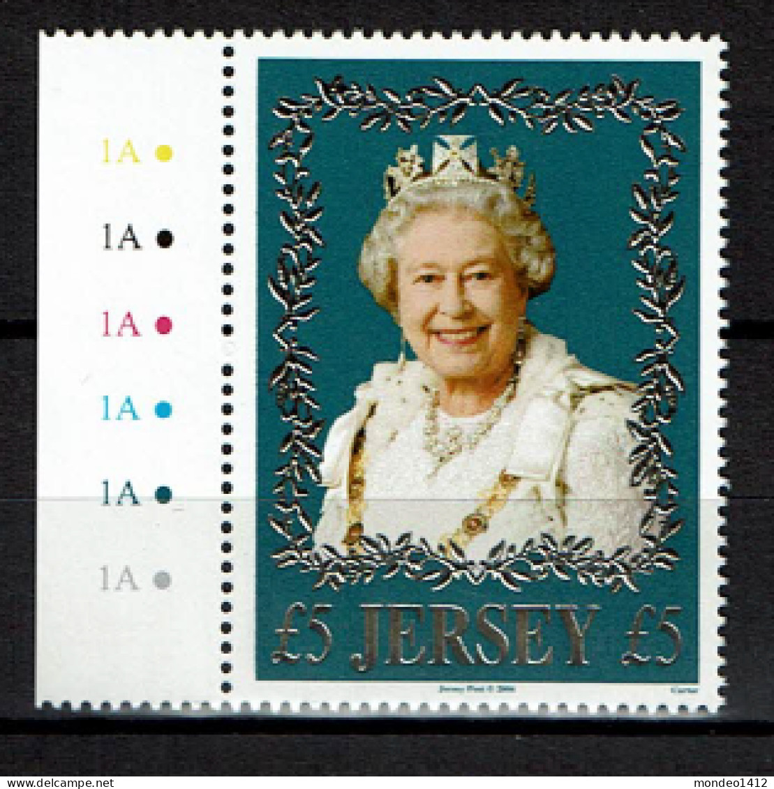 Jersey - 2006 - MNH - Queen's 80th Birthday £5 Definitive - Jersey