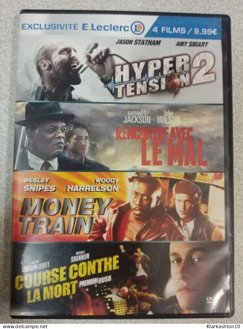 Dvd - HYPER 2 / RENCONTRE AVEC LE MAL / MONEY TRAINS / COURSE CONTRE LA MORT - Other & Unclassified