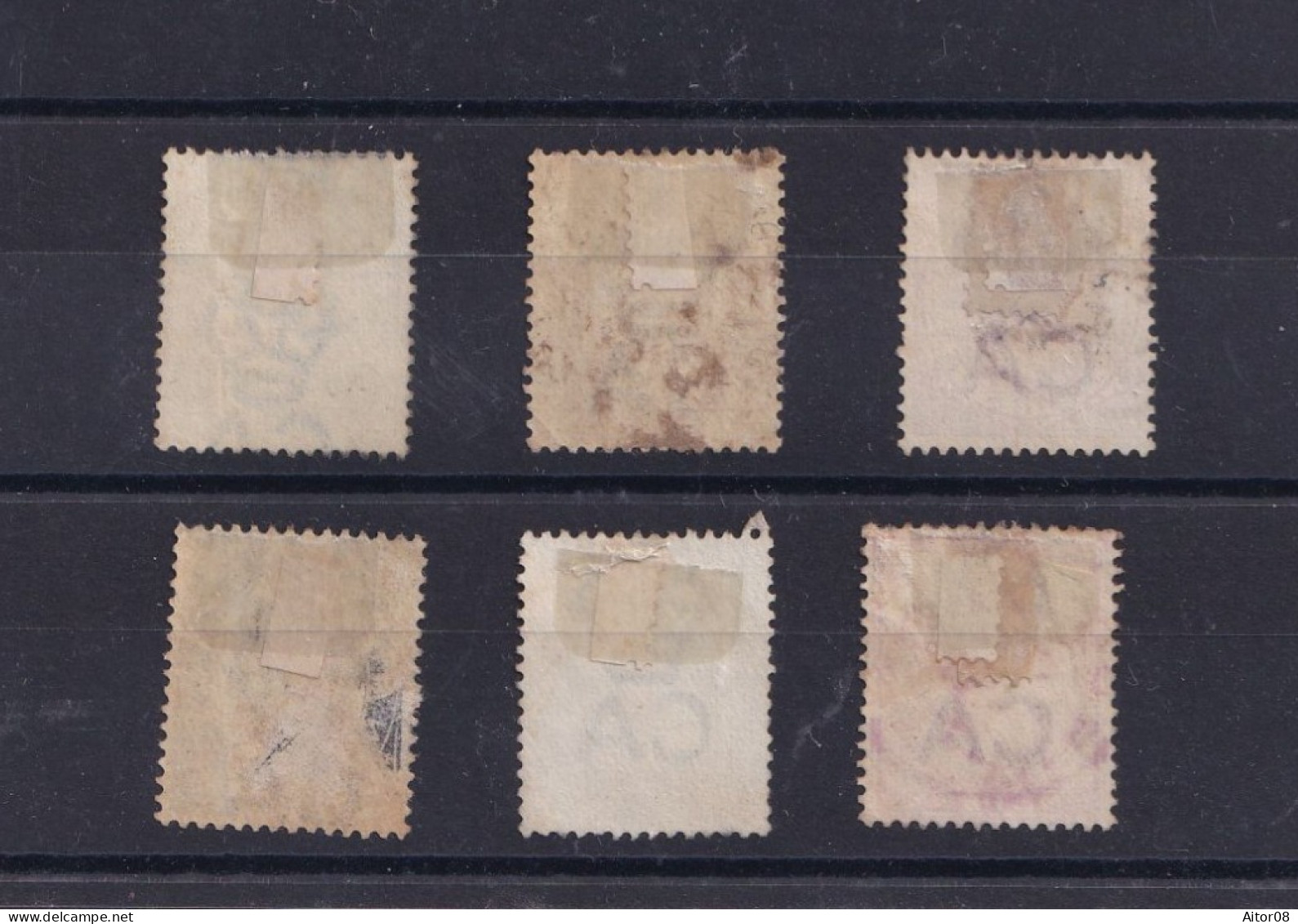 NATAL .LOT DE TIMBRES OBLITERES DE 1870/87. A VOIR DE PRES . BELLE   COTE - Andere & Zonder Classificatie