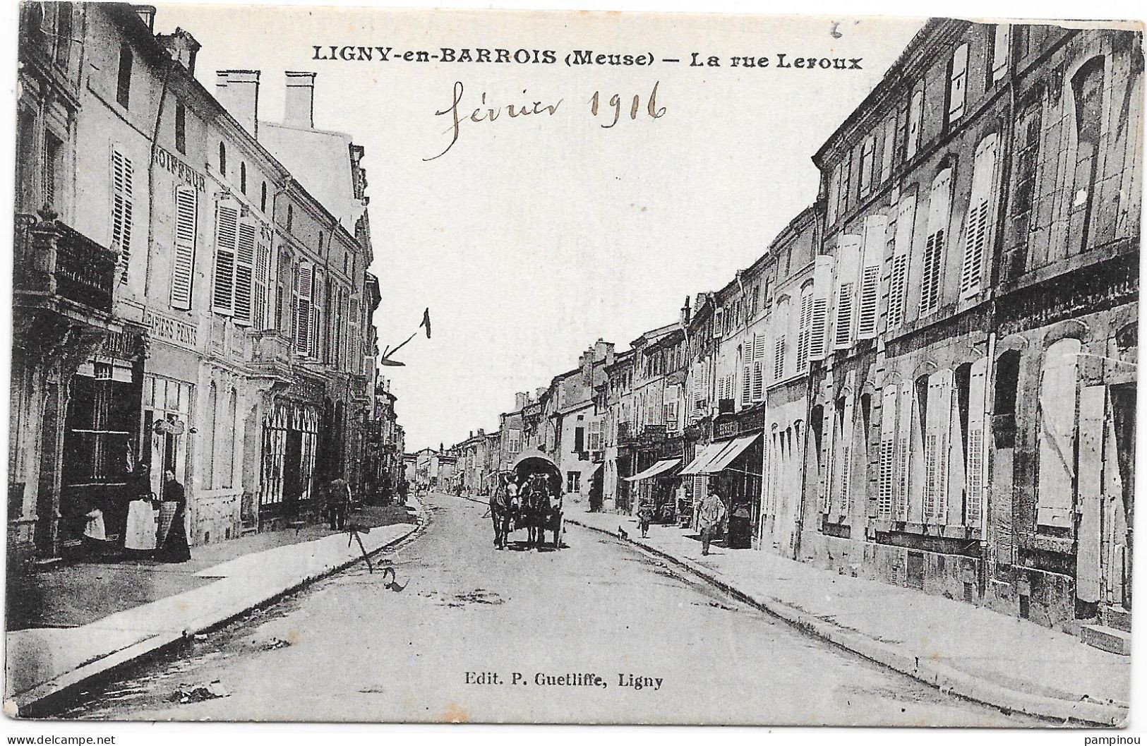 55 LIGNY EN BARROIS - Rue Leroux - Ligny En Barrois