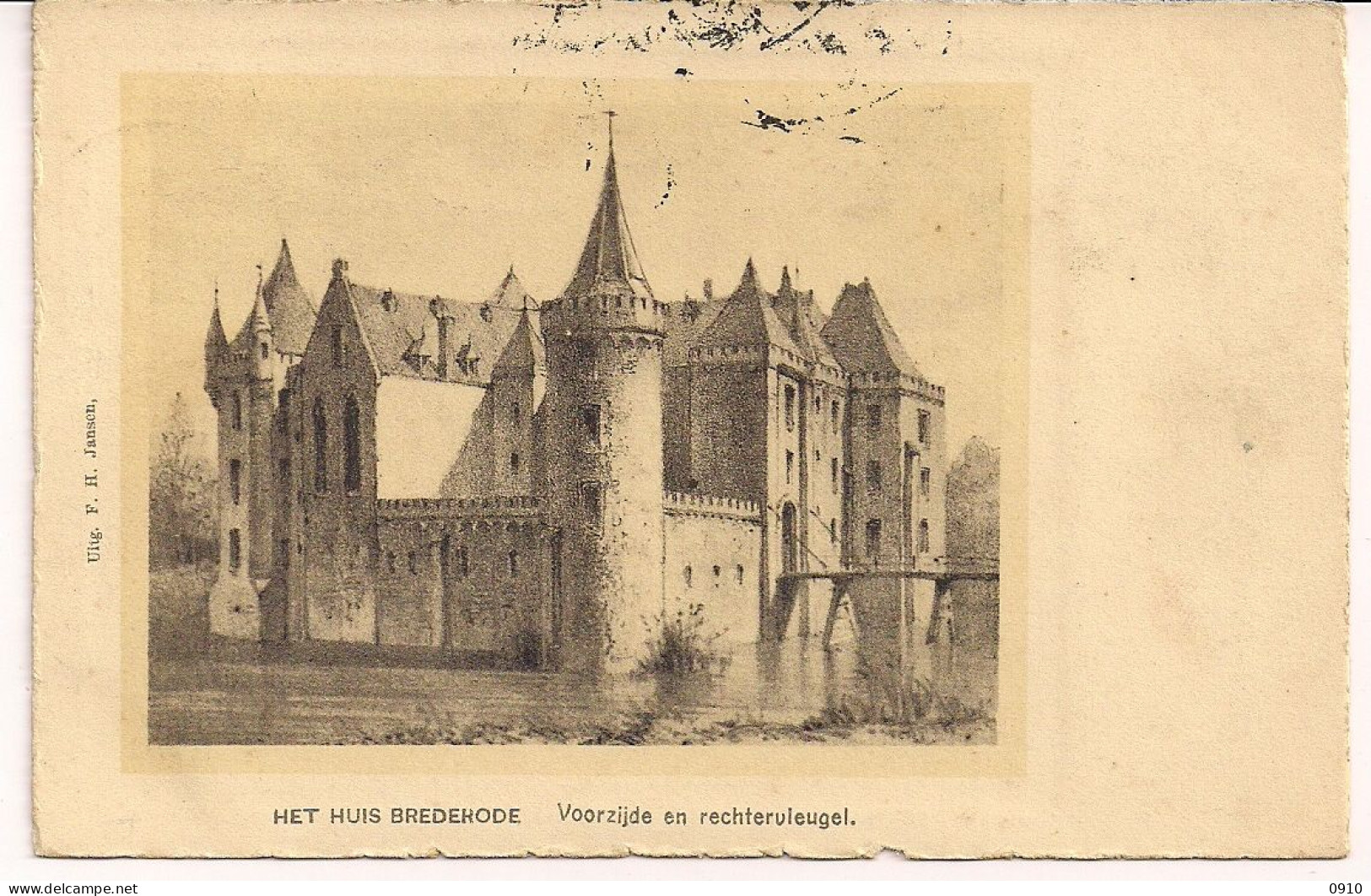 SANTPOORT-VELSEL " HET HUIS BREDERODE-VOORZIJDE EN RECHTERVLEUGEL" - Other & Unclassified