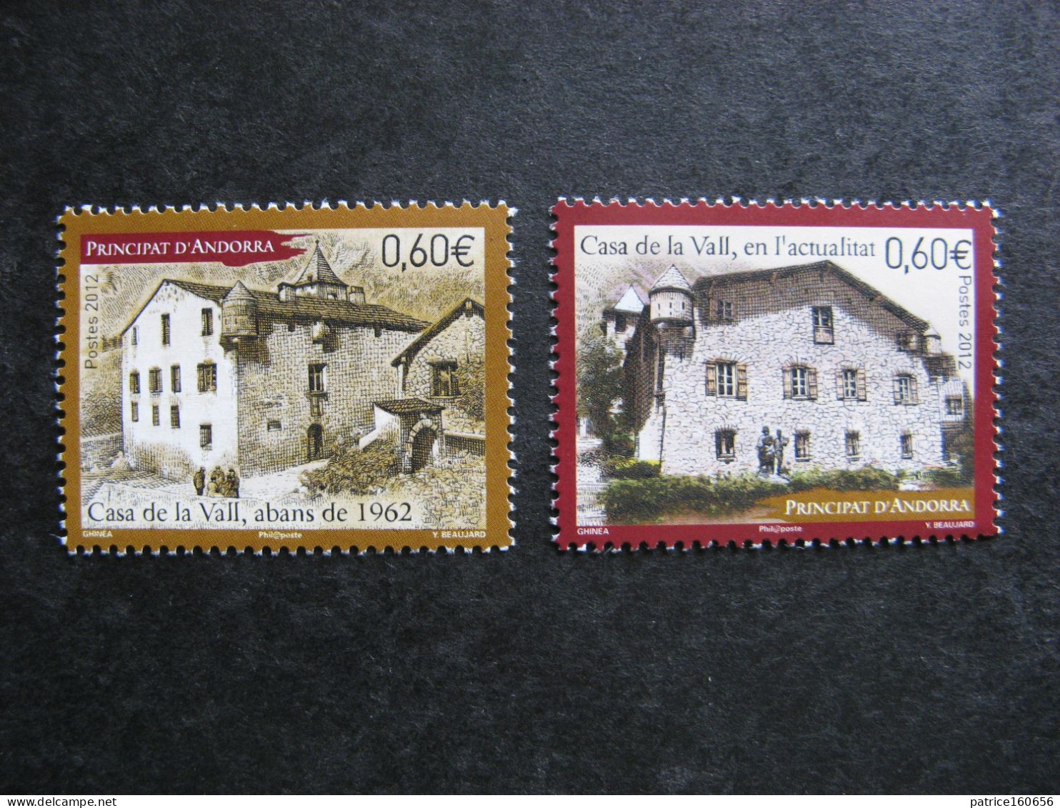 TB Paire De Timbre D'Andorre N°721 Et N° 722, Neufs XX. - Unused Stamps