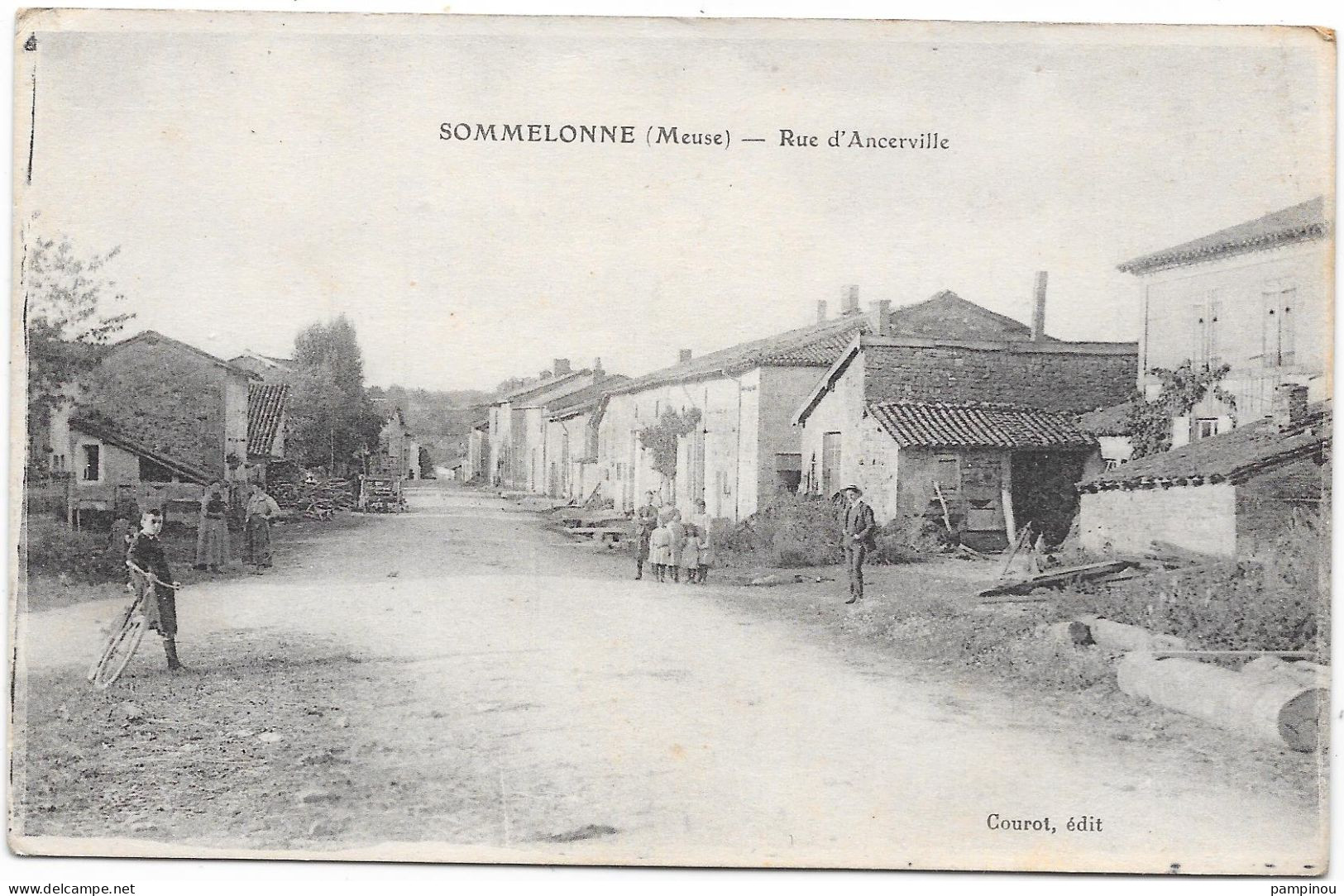 55 SOMMELONNE - Rue D'Ancerville - Animée - Other & Unclassified