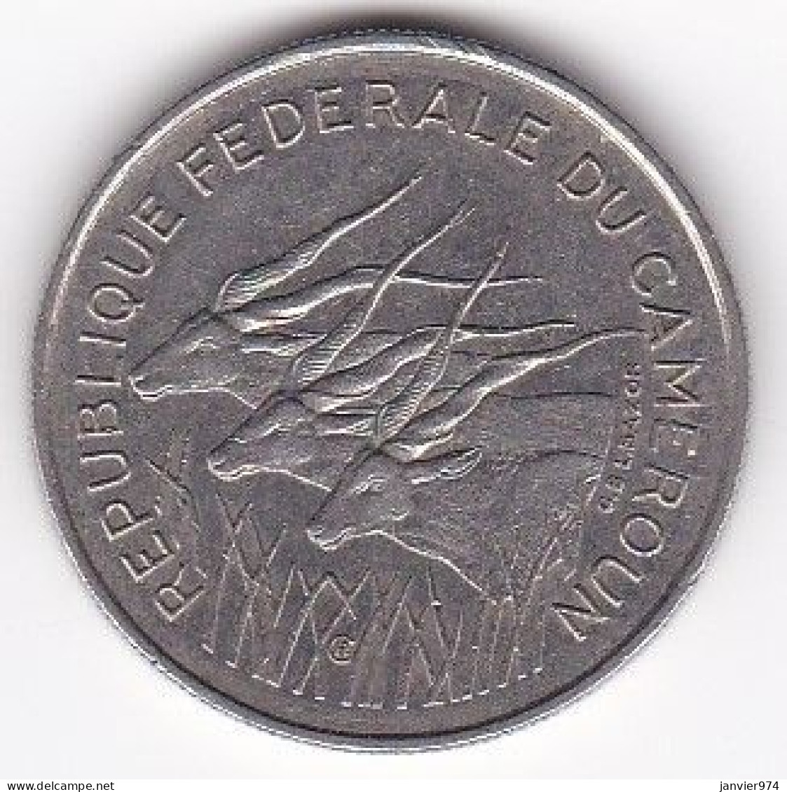 Republique Fédérale Du Cameroun. 100 Francs 1971 , En Nickel . KM# 15 - Cameroun