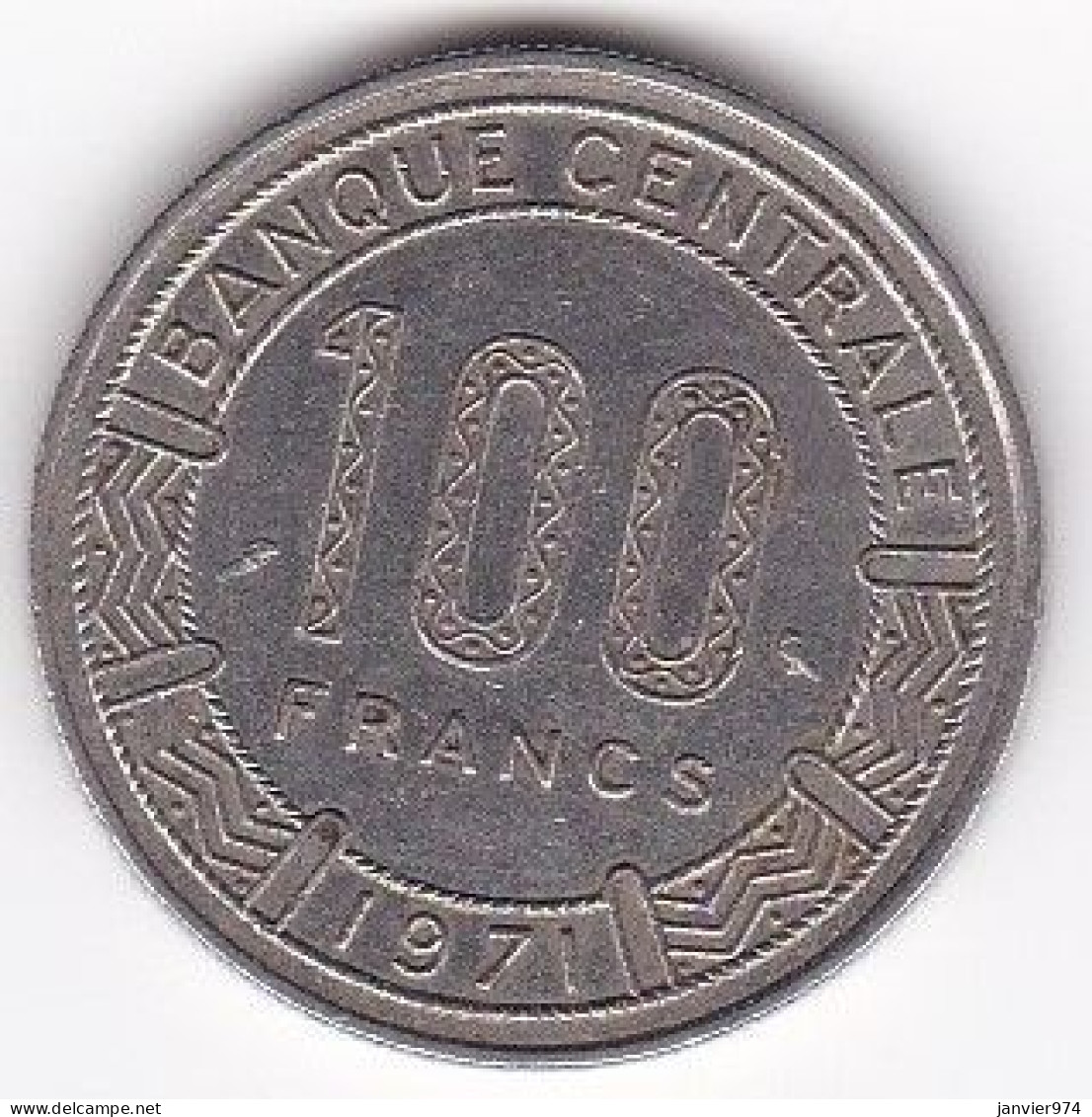 Republique Fédérale Du Cameroun. 100 Francs 1971 , En Nickel . KM# 15 - Cameroon