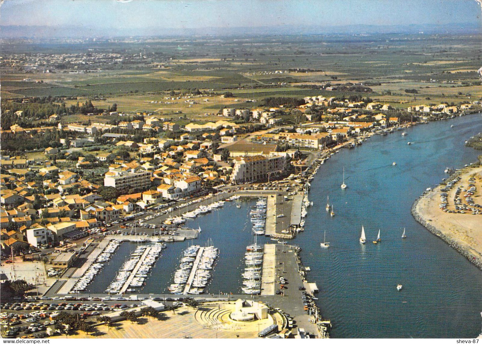 34 - Valras Plage - Vue Aérienne, Le Port - Autres & Non Classés