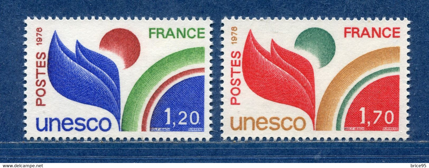 France - YT Service Nº 56 Et 57 ** - Neuf Sans Charnière - 1978 - Ongebruikt