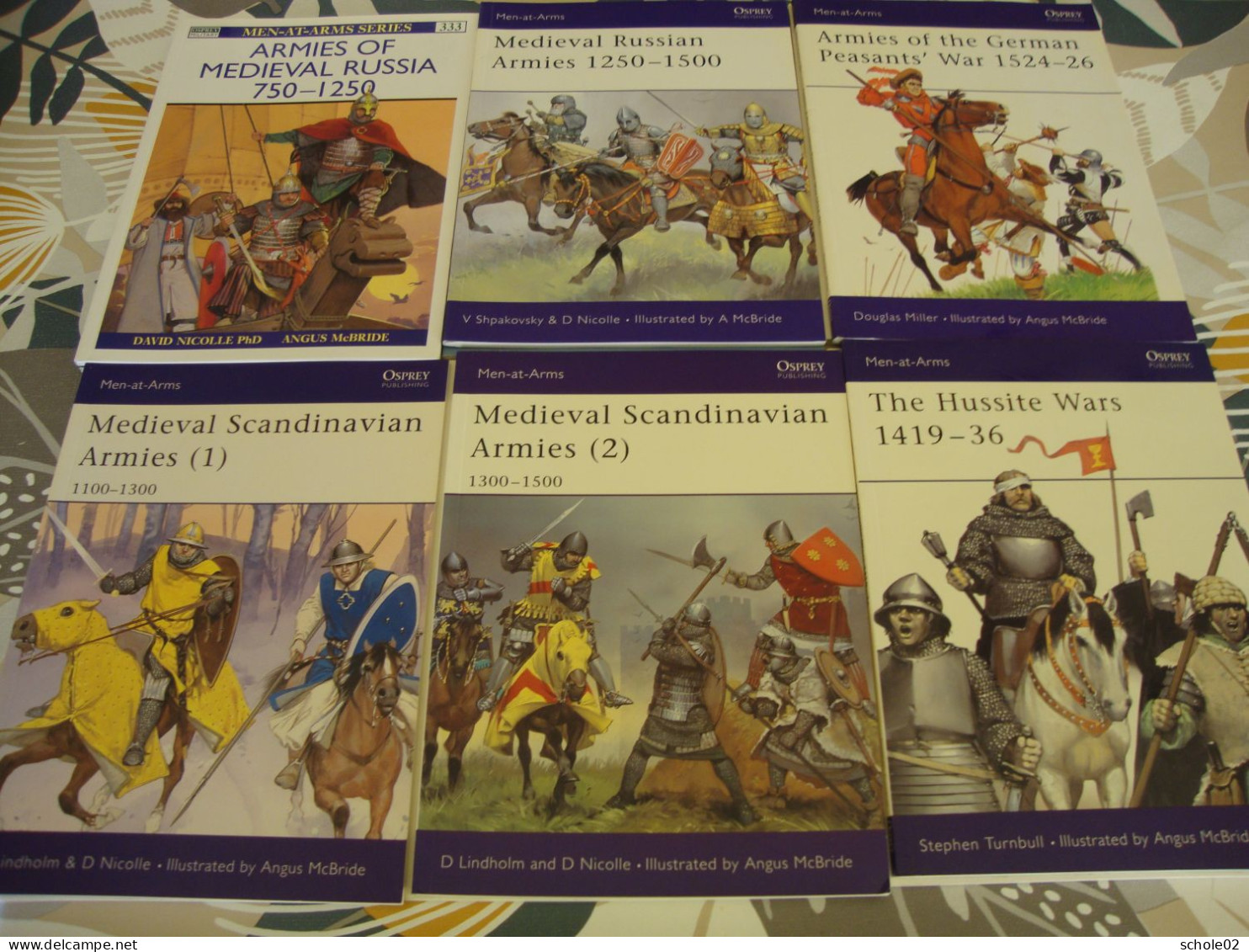 Lot De 30 Titres Osprey Série Men At Arms - Anglais