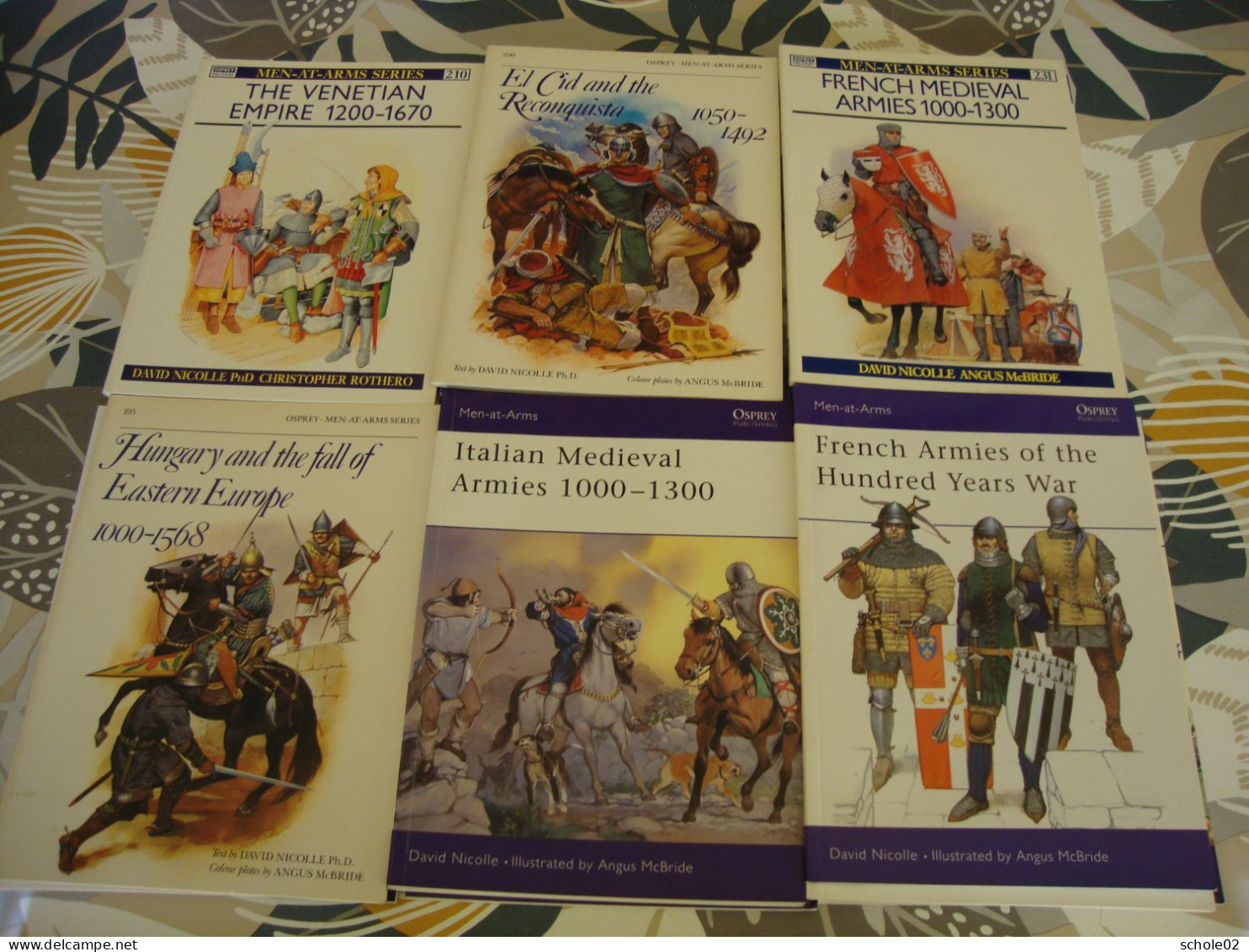 Lot De 30 Titres Osprey Série Men At Arms - English