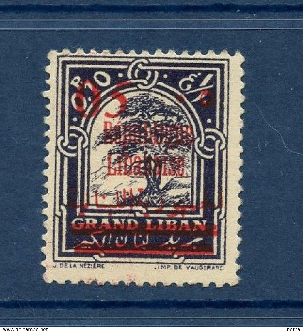 GRAND LIBAN 116C SURCHARGE RECTO ET VERSO  LUXE NEUF SANS CHARNIERE - Ungebraucht