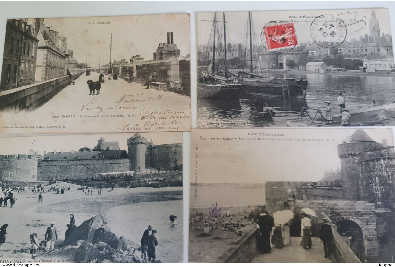 LOT 41 CARTES ILLE ET VILAINE ROTHENEUF ST COULOMB ST ANDRE HEBERTOT ST MALO VITRE ST SERVAN - Other & Unclassified